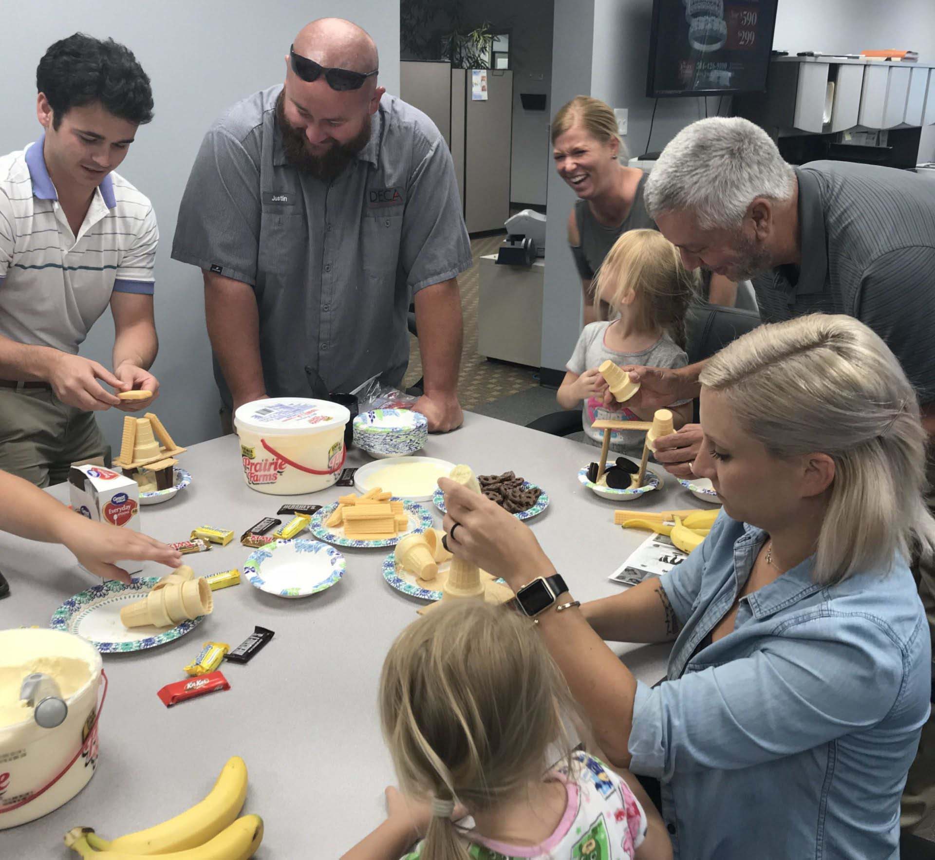 Celebrating With Ice Cream