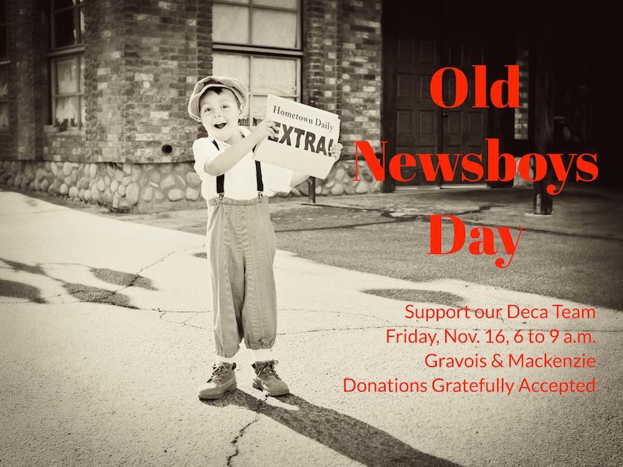 Deca Supports Old Newsboys Day