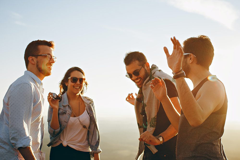 image of people hanging out outdoors