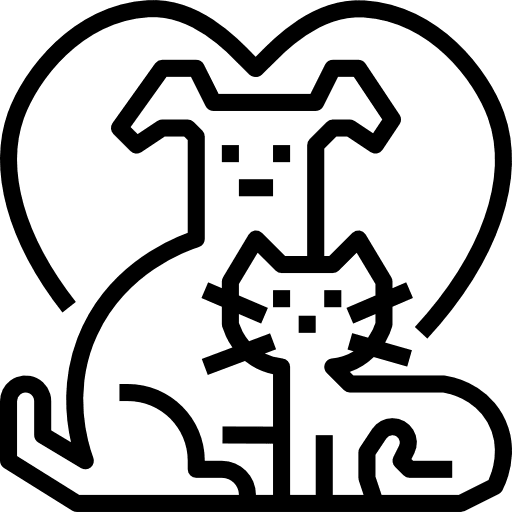 A dog and cat icon