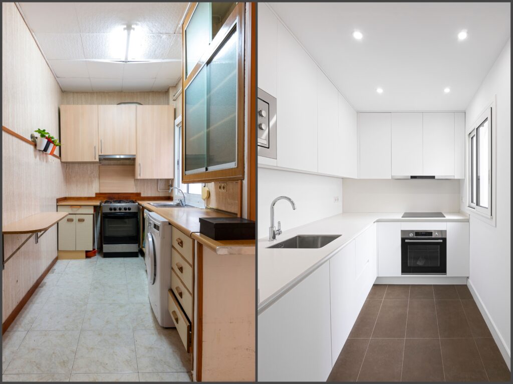 Before and After Renovation Project 1